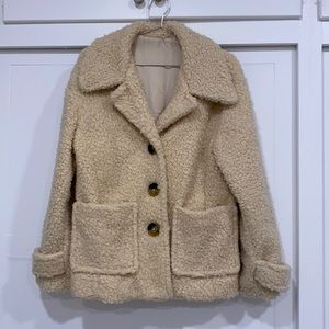 Free People Faux Shearling Coat